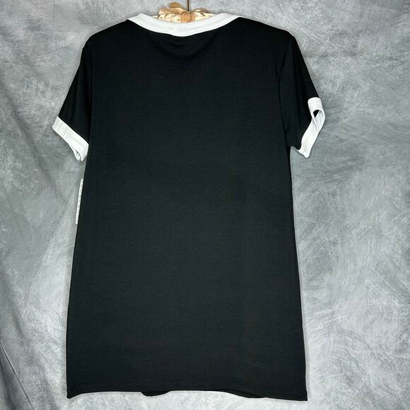 NEW Lularoe T Shirt Top Women Sm Runs Large Black White Medical Theme Comfy - Picture 2 of 7